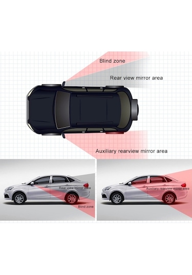 Sones Shunweı Araba Ayarlanabilir Kör Nokta Aynası Geniş Açı Yardımcı Dikiz Yan Ayna