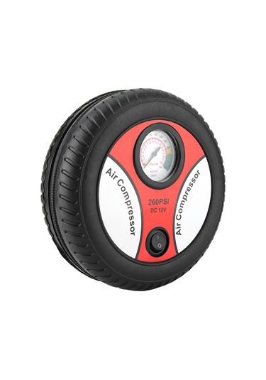 Tenfowee 12v Elektrikli Araç Hava Pompa Yüksek Basınçlı, Görsel Lastik Basıncı Ölçer, 2.4m Kablolu, Araç-motosiklet-bisiklet İçin Taşınabilir Hızlı Şişirme