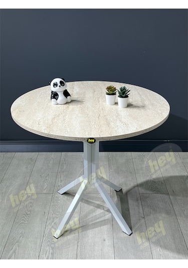 Aras 4 Kişilik Yuvarlak Mutfak Yemek Masası Takımı 4+1 Traverten Beyaz Deri 80 Cm Traverten-beyaz Aras 4 Kişilik Yuvarlak Mutfak Yemek Masası Takımı 4+1 Traverten Beyaz Deri 80 Cm Traverten-beyaz