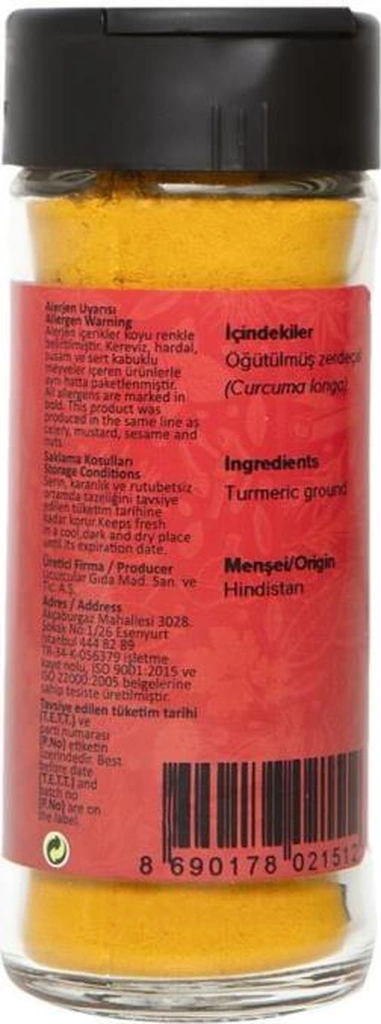 Hayfene Zerdeçal Toz 50 Gr