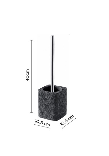 Aries Tuvalet Fırçalık, Yerden - Antrasit