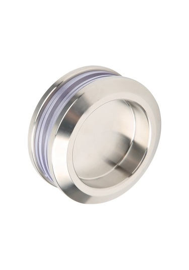 Duş Camı Sürgülü Kapı, Yuvarlak Paslanmaz Çelik Kulplar, Ev Banyo İçin Ahşap Kapı Çekme Kolu