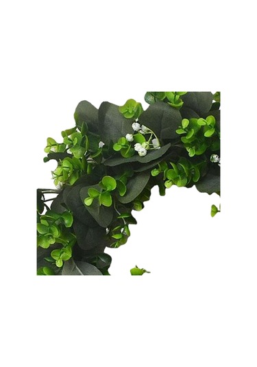 Suntek Çiçek Çelenk Mavi Ayçiçeği Askı Yuvarlak Asılı L