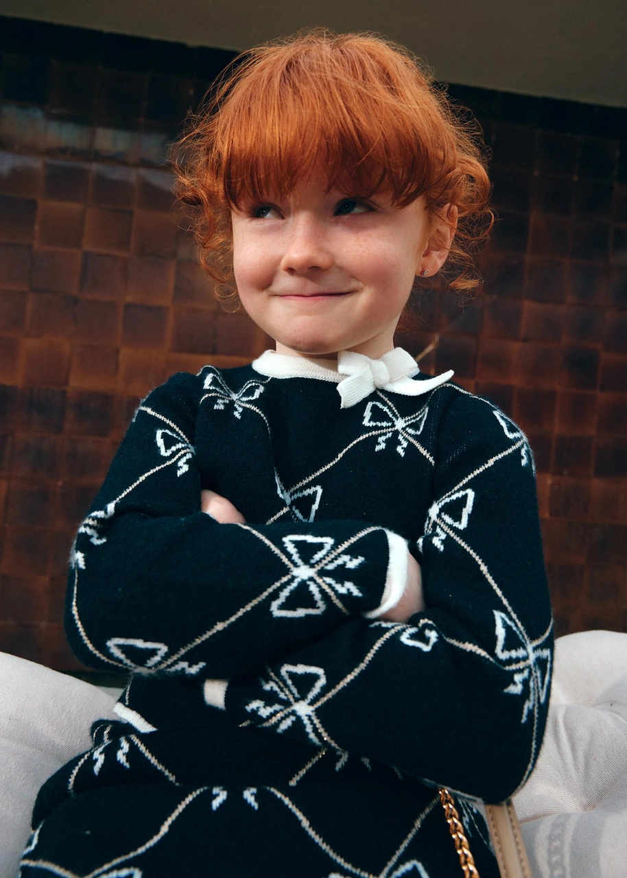 Mayoral Abel&lula Kız Çocuk Triko Etek Takım Siyah