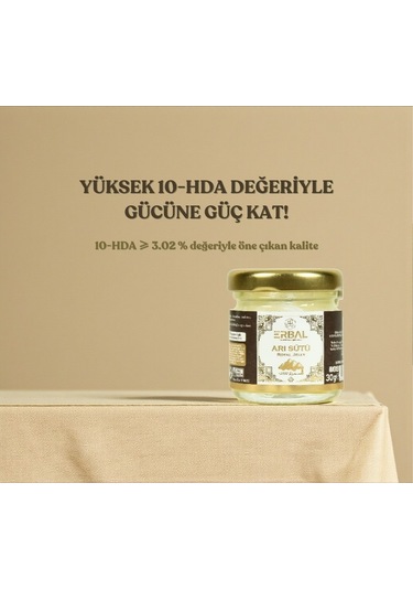 Erbal Taze Arı Sütü 30 Gr