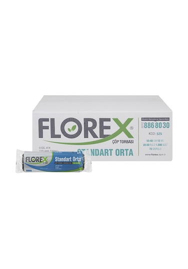 Orta Boy Çöp Poşeti 55X60- 50 Paket