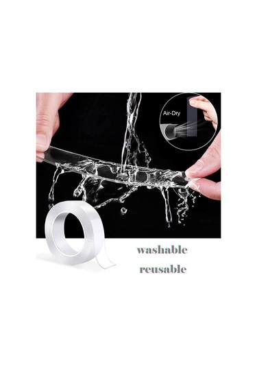 Mutfak, Banyo, Mutfak İçin Çift Taraflı Bant, Yeniden Kullanılabilir 2cm 300cm