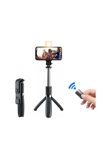 L02s Bluetooth Kumandalı Işıklı Tripod Selfie Çubuğu
