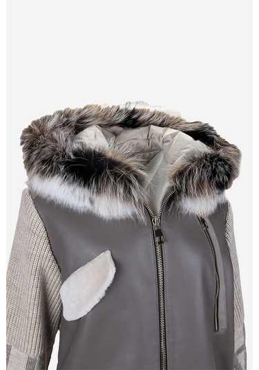 Valmenti Kadın Kürk Vizon Mont 616 5116 Bn Kurk Sk24/25 Vızon Vizon