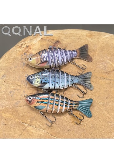 Fochsia Sa20pcs 20 Adet Dalış Yem Seti 7 Eklemli Titreşimli Yapay Balık Yemi Trout Ve Bass Tatlı Ve Tuzlu Su Olta Av Malzemeleri