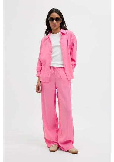 Jjxx Kadın Jxfıe Rahat Kesim Uzun Kollu Gömlek 12270927 Pembe Pembe