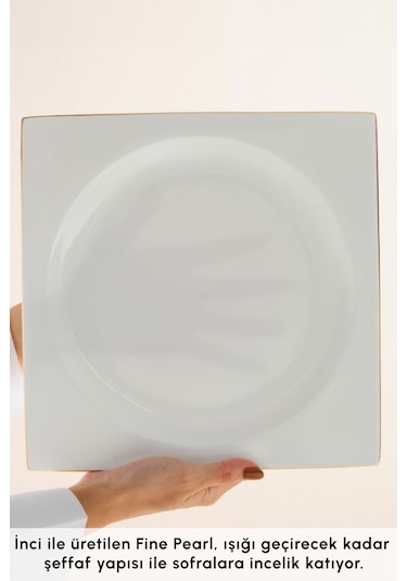 Karaca  Red Carpet Collection Fine Pearl Extra Nish 62 Parça 12 Kişilik Yemek Takımı Gold