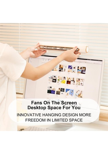 Usb Fan Bilgisayar Ekran Ventilador Şarj Edilebilir Pil Masası Fan Klipi Ekranda Ve Masa Masaüstü Ayakta