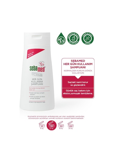 Sebamed Besleyici Onarıcı Kuru ve Hassas Saç Tipine Özel Her Gün Kullanım Günlük Saç Bakım Şampuanı 400 ML