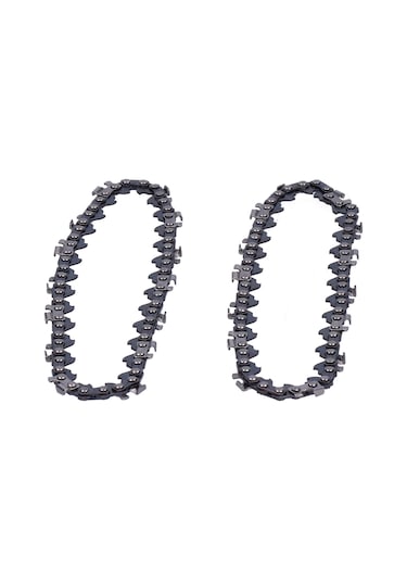 Ximistore9 4 İnç Mini Motorlu Testere İçin 2 Adet Değişim Zinciri - Isı İşlemeli Yarı Kesici, Pürüzsüz Kesim, Uzun Ömürlü Alyuminyum Çelik