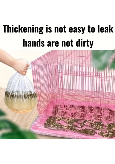 Willowhaven 40 Parça Kuş Kafesi Altlığı - Sızdırmaz Kalın Pe Tabaka Papağan Güvercin Tavşan İçin