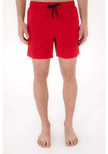 U.s. Polo Assn. Erkek Kırmızı Deniz Şortu 50300032-vr030 Kırmızı