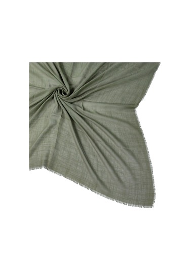 Enba Flamlı Yazma %100 Pamuk Nefes Alan Doğal Kumaş Haki