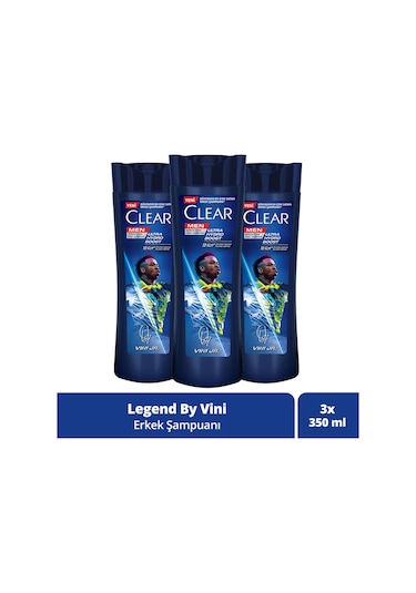 Men Kepeğe Karşı Etkili Şampuan Vinícius Júnior 350 Ml X3