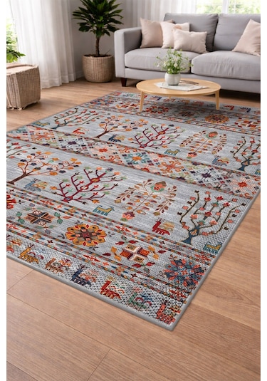 Modern Sisal Serisi Dijital Baskı Sisal Dokuma Halı Slh045 Renkli