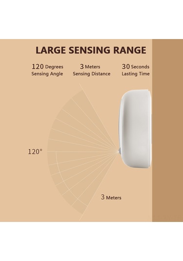 Shineyee Bebekler İçin Şirin Kedi Şeklinde Hareket Sensörlü Gece Lambası - 2 Parlaklık Seviyeli, 4000k Sıcak Işık Sari