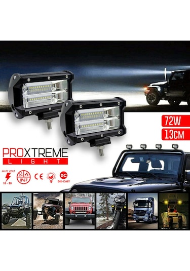 Cree Led 72w Çift Sıra Off Road Led Bar