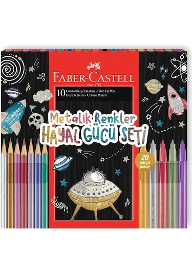 Faber-Castell Hayal Gücü Uzay Boya Kalemi Seti 20'li