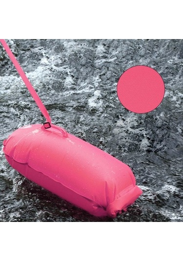 Ganzhoushop Suntek Şişme Kırmızı Havuz Yüzme Yürüyüş Göl Ve Deniz İçin Kırmızı