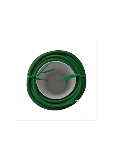 Gajeena Bahçe Bitkileri İçin Sabitleme Tel İpi, Plastik Kaplı Demir Tel, Esnek Bükülebilen, 3.5mm X 20m, Çiçek Dizaynı Ve Dal Sabitleme İçin Dayanıklı Bağlama Aracı