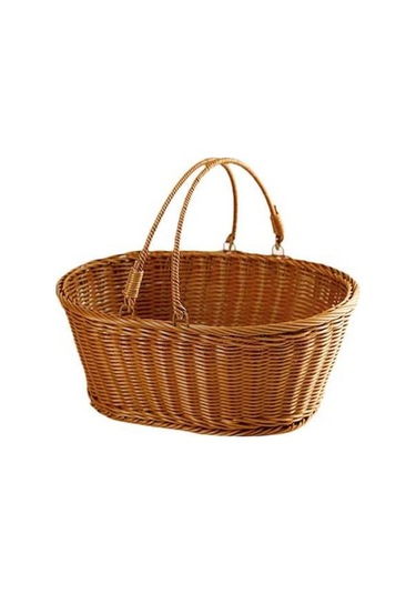 Pazly Suntek Oturma Sepeti, Meyve Saklama Ve Alışveriş, 40x30x18 Cm 40cmx30cmx18cm