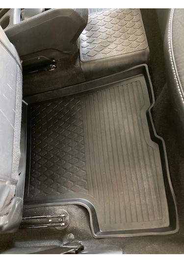 Turkmenaksesuar Dacia Duster Refref 4D Havuzlu Kauçuk Paspas 2018 Ve Üstü Siyah