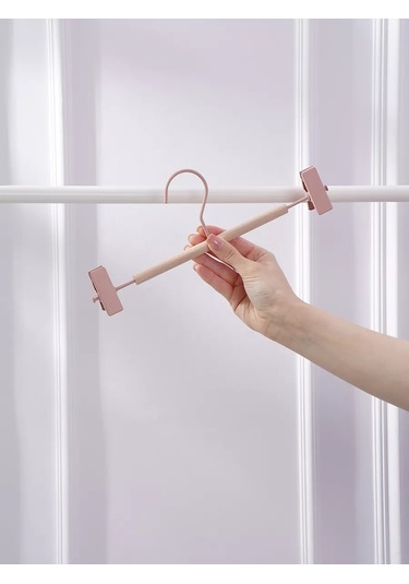 Skyphos Klipsli Giysi Askısı Depolama Askısı 173140516 Pembe