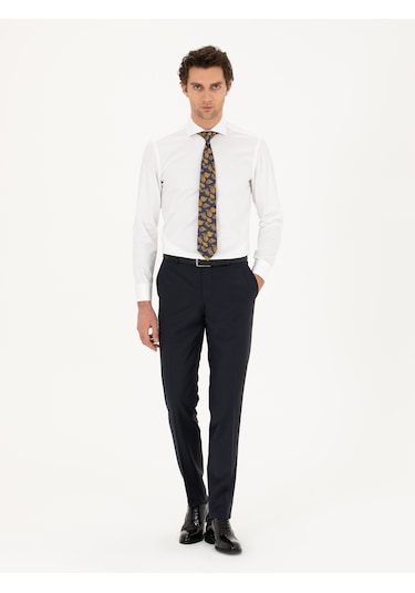 Cacharel Beyaz Slim Fit Pamuk Klasik Gömlek 15841036
