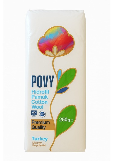 Povy Hidrofil Pamuk 250 Gram