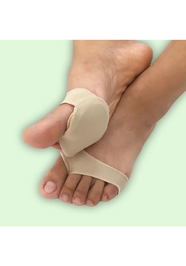 Ağrıyan Ayaklar Için Kumaş Kaplı Silikon Metatarsal Ped