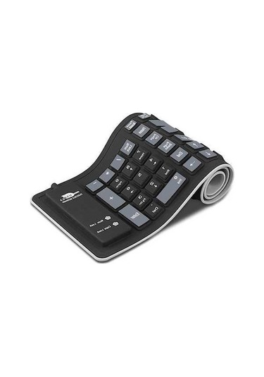 Dancemonkey Taşınabilir Klavye - Sessiz, Su Geçirmez, 103 Tuşlu, Siyah, Usb, Laptop/pc İçin