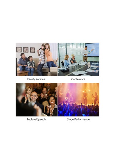 Maiyame Siyah Veya Altın Renk Seçenekli, Fm Modülasyonlu Uhf Mikrofon Seti