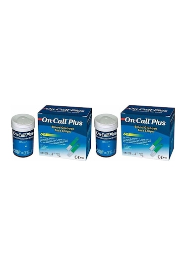 On Call Plus Ölçüm Çubuğu Test Strip 100 Adet, 50 Adet X 2 Kutu Palo Santo