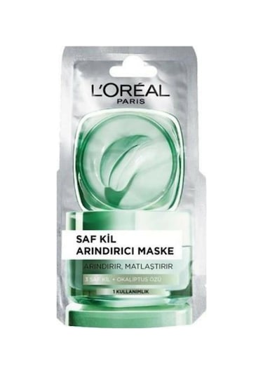 L'Oreal Paris Saf Kil Arındırıcı Maske 6Ml Tek Kullanımlık