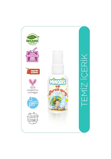 Minoris Baby Aftersun Sprey Güneş Sonrası Yoğun Nemlendirici 100 ml