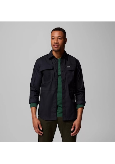 Columbia Am1594 Landroamer Twill Erkek Uzun Kollu Gömlek 2120581010 Siyah