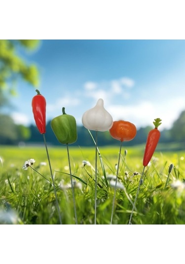 Trendooze 5 Adet Bahçe Hediyeleri, Veranda Ve Avlu Sanat Süsleri Seti