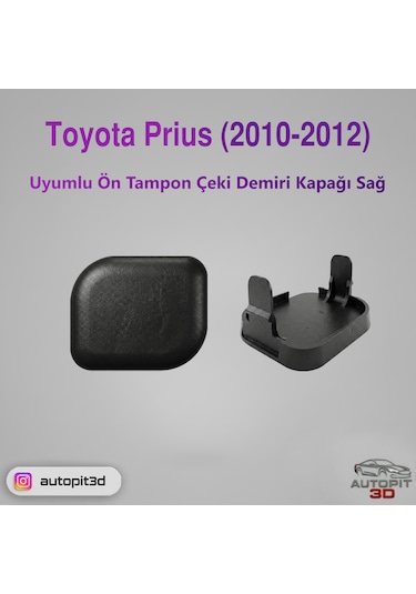 Toyota Prıus 2010-2012 Ön Tampon Çeki Demiri Kapağı Sağ Taraf