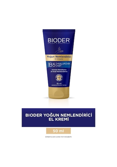 Bioder Yoğun Nemlendiricili El Kremi 50 Ml