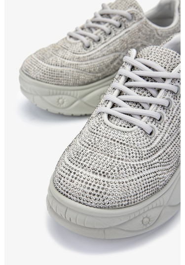 Valmenti Kadın Vegan Gri Sneakers & Spor Ayakkabı 921 K25-0017 Bn Ayk Y24 Grı Gri