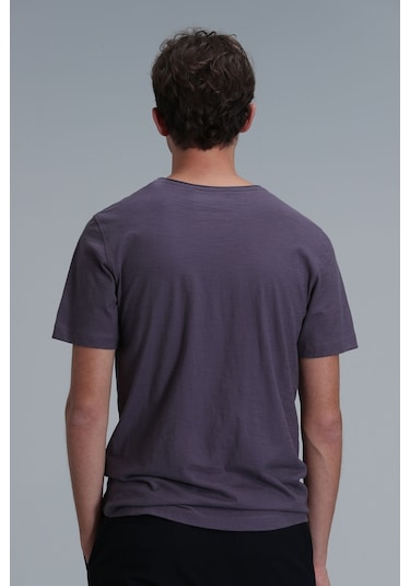 Lufian Junya Erkek Basic Tisört Mürdüm Mürdüm 111020203100880 111020203100880 Mürdüm