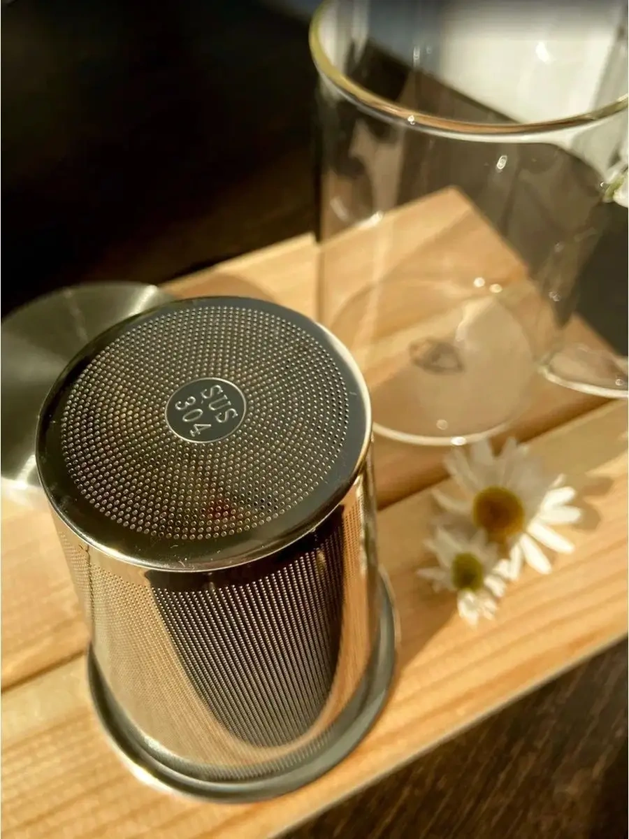 Teastar Cam Demlik Kupa, Kapaklı Ve Süzgeçli Filtre 65953600 Beyaz