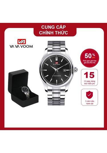 Skycity Kuvars Kol Saati 2093p-hh: İthal Hareket, Derin Su Geçirmezliği, Delikli Kadran, Parlak Cam, Parlak Işıkta Okunabilir Altın