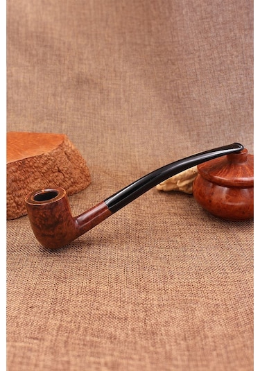 Falconetti Maun Ağacı El Yapımı Uzun Okuma Piposu Pipo Rd32