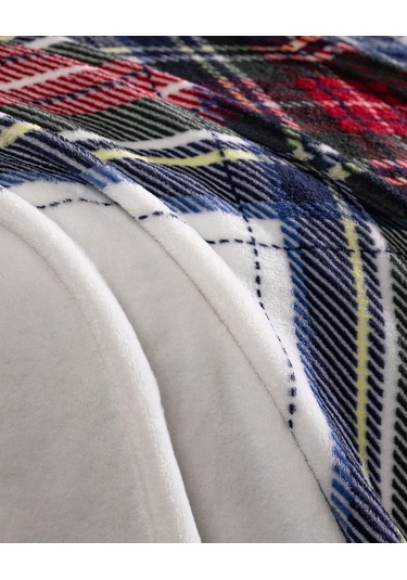 Clorel Çift Kişilik Welsoft Baskılı Battaniye - Lacivert 8684427292044 Çok Renkli